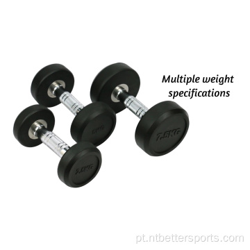 Round Head Power Training CPU Dumbbell revestido